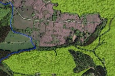 GIS-Ausschnitt einer Habitatpotentialkartierung am Albtrauf